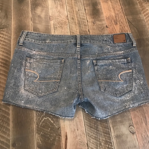 Glitter American Eagle shorts - Picture 1 of 6
